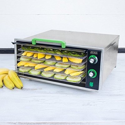 Raw Rutes - Square Rutes 5-Tray Stainless Steel Dehydrator
