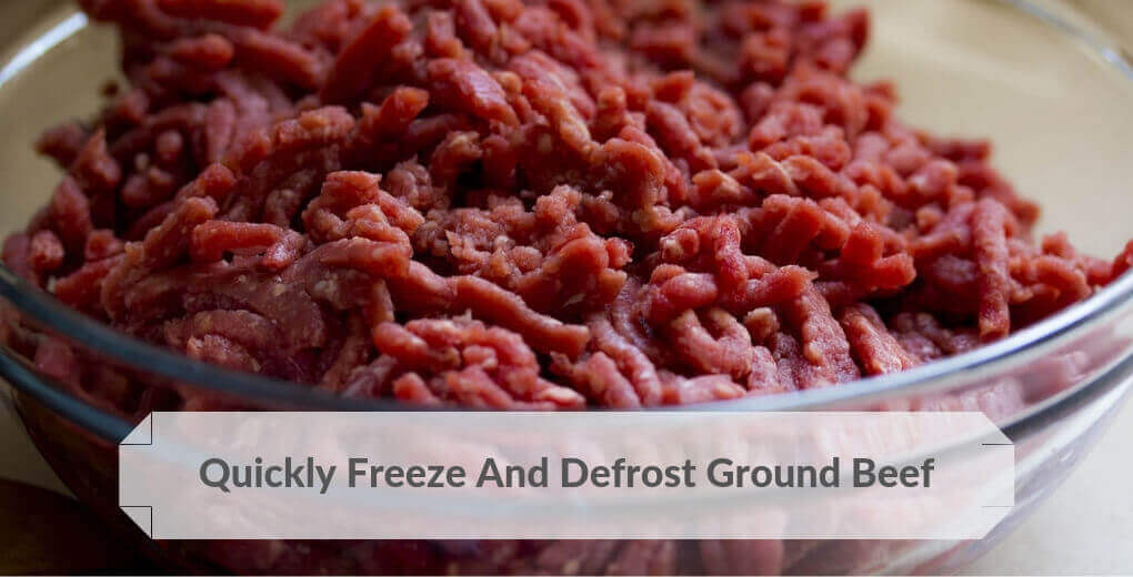 Freeze And Defrost Ground Beef