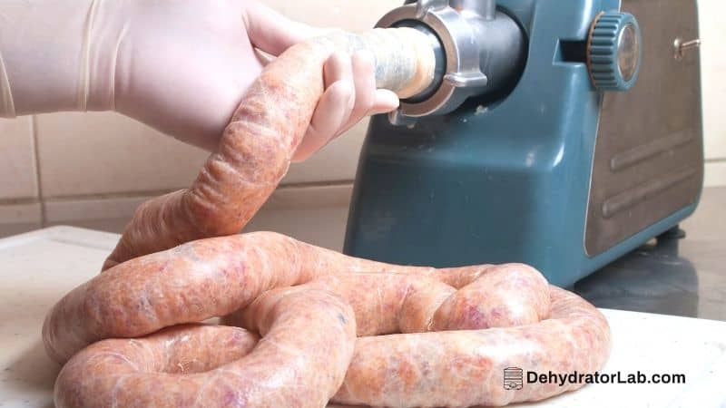 Making Sausage With Meat Grinder at Home