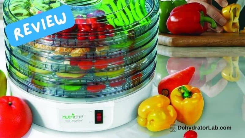 NutriChef Food Dehydrator Review (PKFD12 Kitchen Electric Countertop Machine)