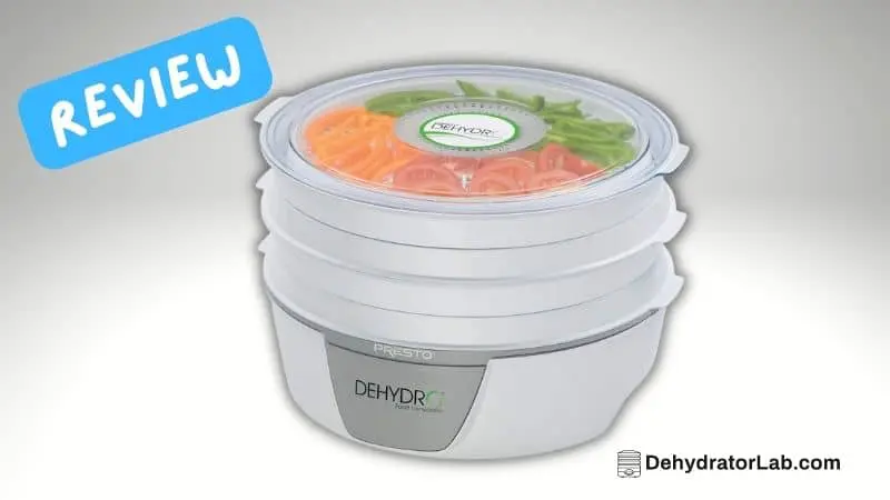 Presto Dehydro Electric Food Dehydrator with Adjustable Temperature  Control, 06302 