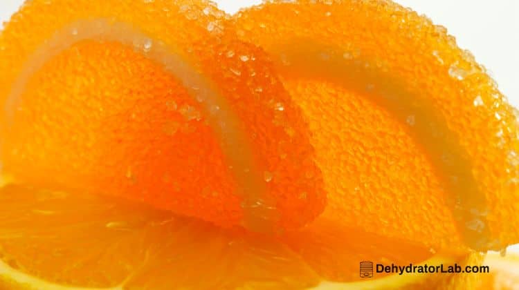 Orange Slices Covered In Sugar