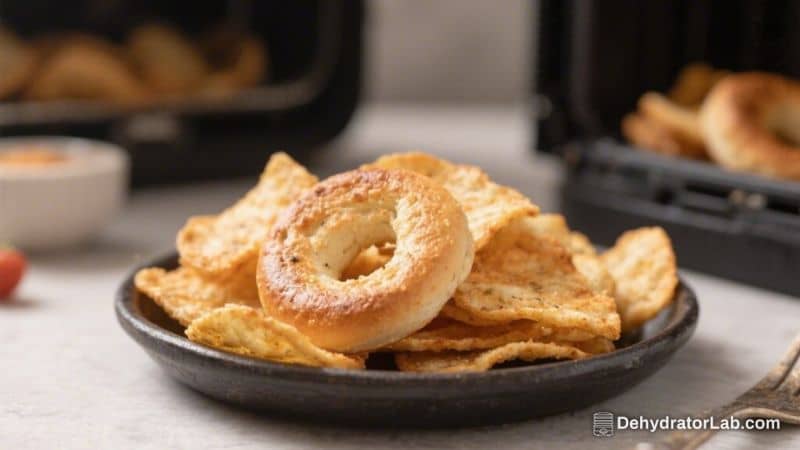 Air Fryer Bagel Chips