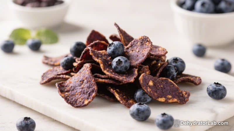Air Fryer Blueberry Chips