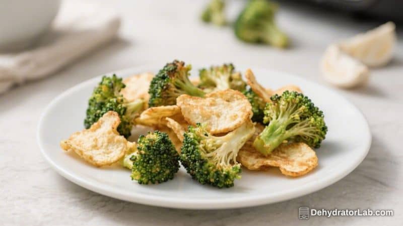 Air Fryer Broccoli Chips