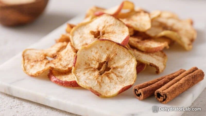 Air Fryer Cinnamon Apple Chips