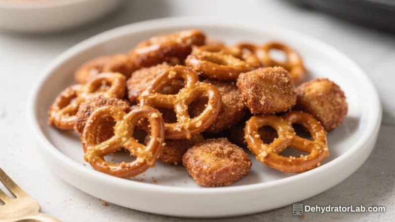 Air Fryer Cinnamon Pretzel Bites