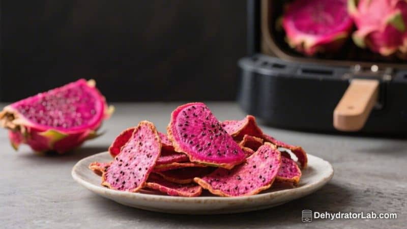 Air Fryer Dragon Fruit Chips – Crispy, Colorful, and Naturally Sweet
