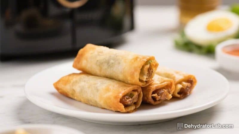 Air Fryer Frozen Egg Rolls