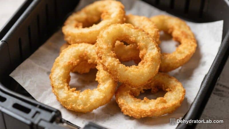 Air Fryer Frozen Onion Rings – Crispy, Fast, and Foolproof