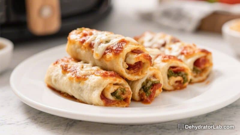 Air Fryer Frozen Pizza Rolls