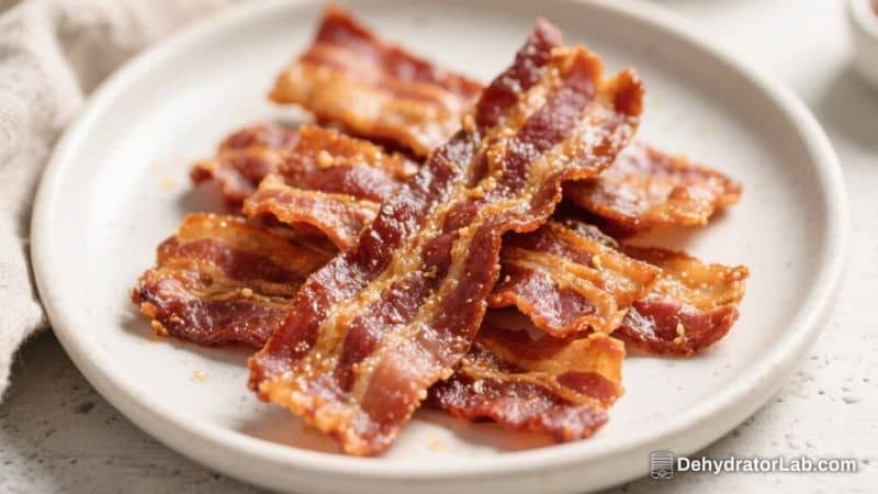 Air Fryer Maple Bacon Jerky