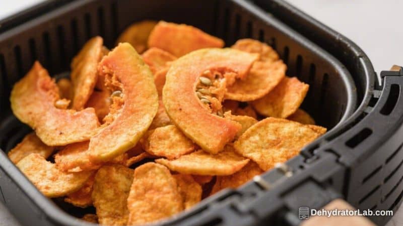 Air Fryer Papaya Chips
