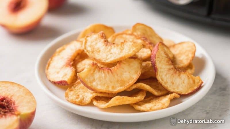 Air Fryer Peach Chips – Light, Crispy, and Naturally Sweet