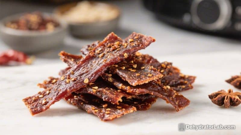 Air Fryer Peppered Beef Jerky – Easy, Bold, and Perfectly Chewy