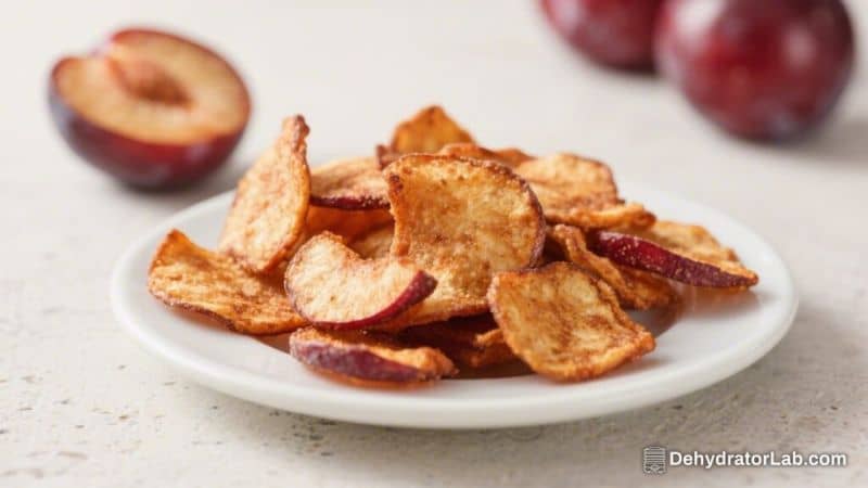 Air Fryer Plum Chips