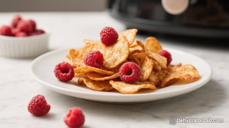 Air Fryer Raspberry Chips