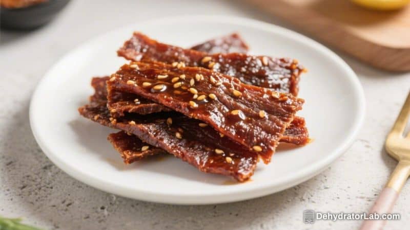 Air Fryer Teriyaki Beef Jerky – Savory, Sticky, and Surprisingly Simple