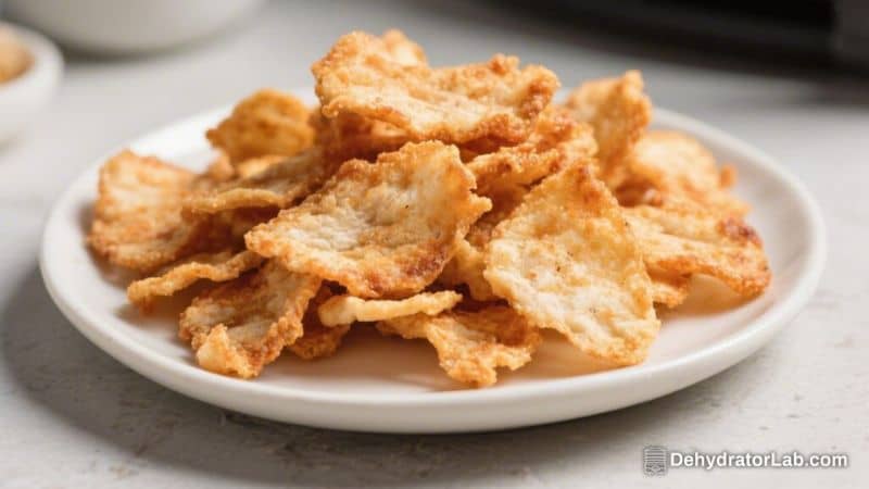 Air Fryer Chicken Skin Chips