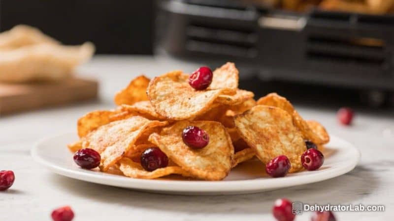 Air Fryer Cranberry Chips – Tart, Crispy, and Surprisingly Addictive