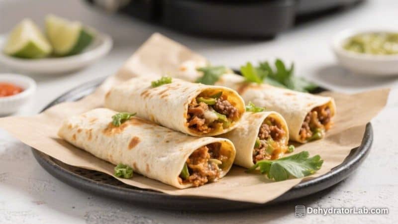 Air Fryer Frozen Chimichangas – Crispy, Quick, and Easy