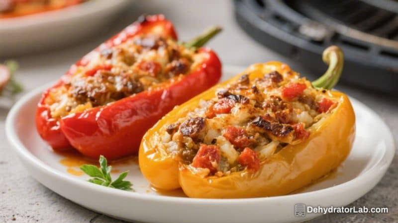 Air Fryer Frozen Stuffed Peppers