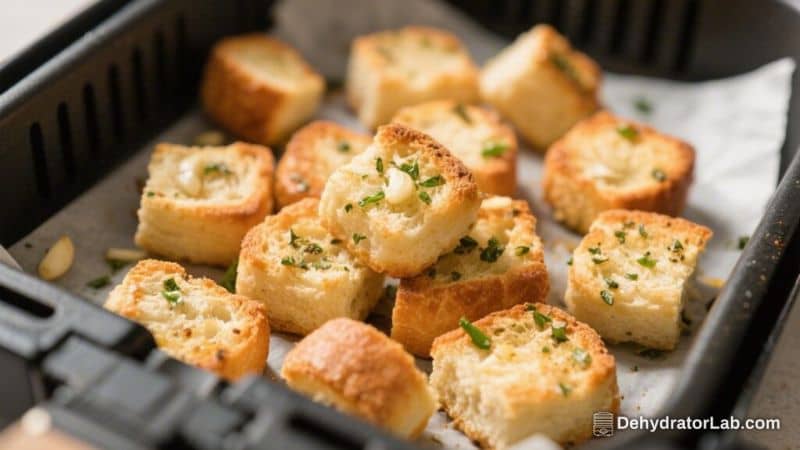 Air Fryer Garlic Bread Bites – Crisp, Buttery, and Ready in Minutes