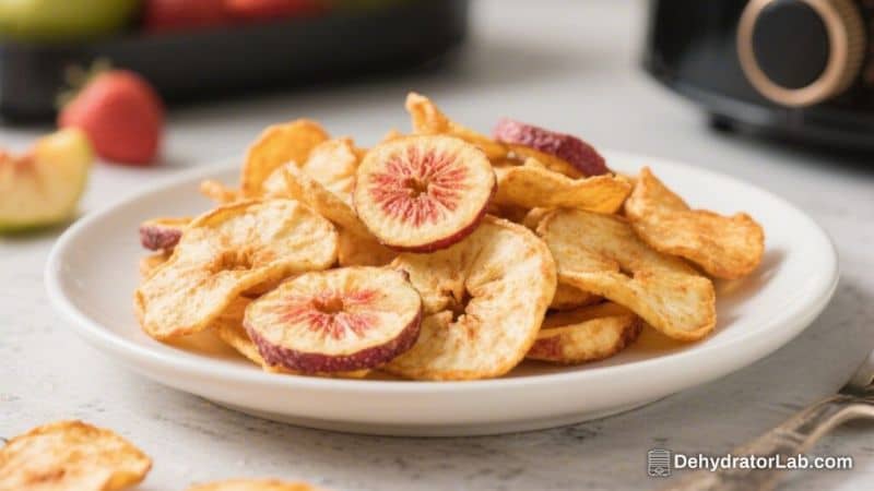 Air Fryer Kid Friendly Fruit Chips