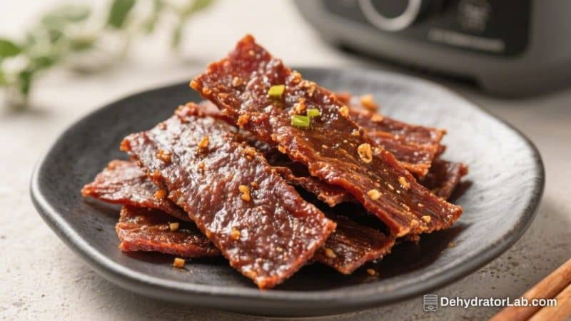 Air Fryer Korean Beef Jerky – Sweet, Savory, and Perfectly Chewy