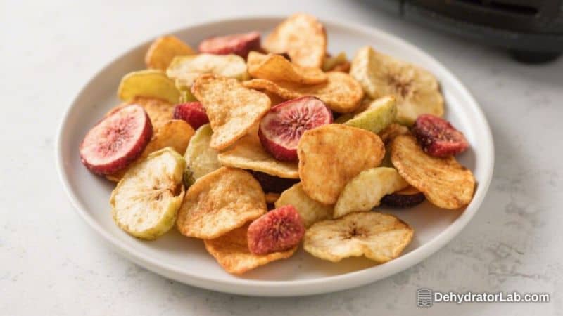 Air Fryer Mixed Fruit Chips