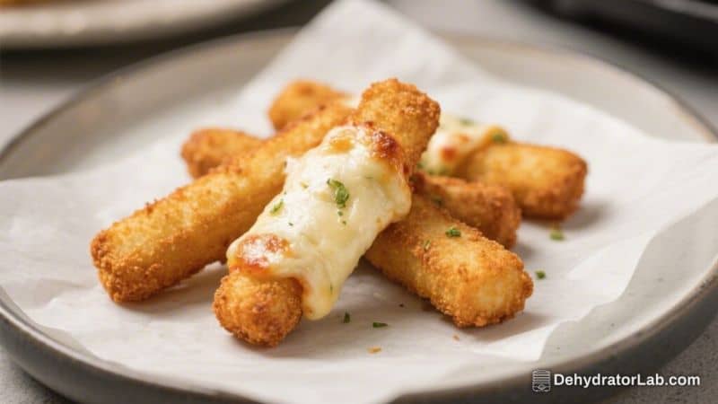 Air Fryer Mozzarella Sticks