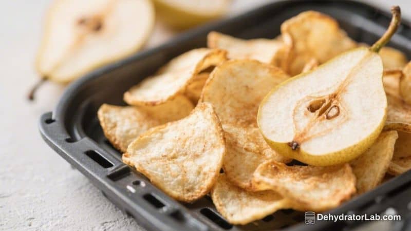 Air Fryer Pear Chips