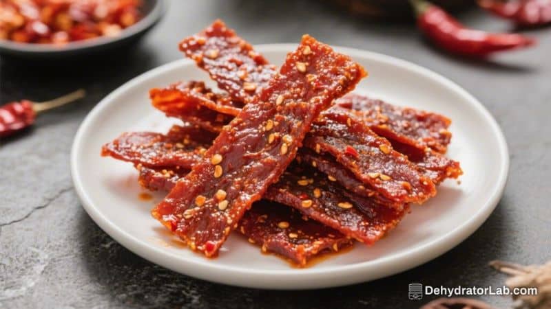Air Fryer Sriracha Jerky
