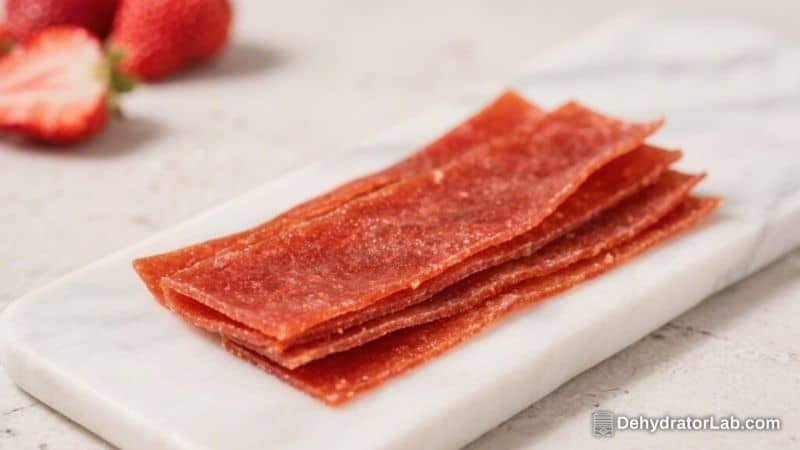 Air Fryer Strawberry Fruit Leather