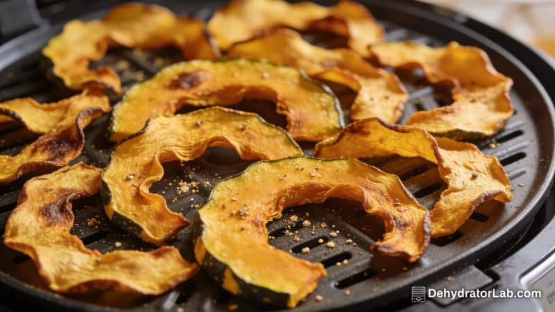 Air Fryer Acorn Squash Chips