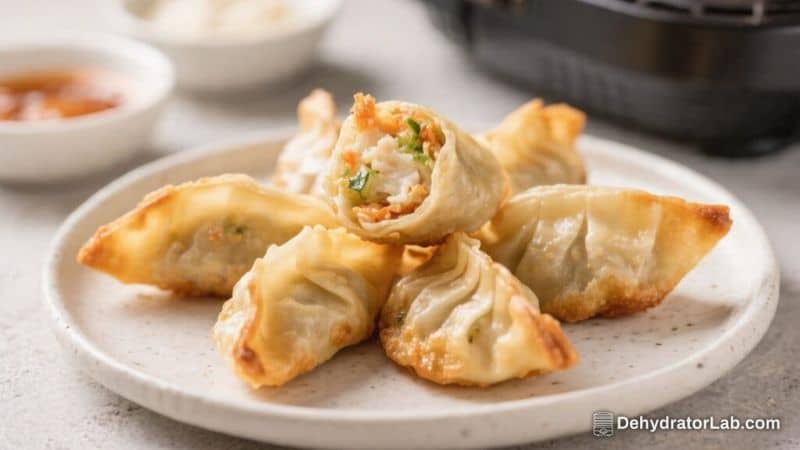 Air Fryer Crab Rangoon