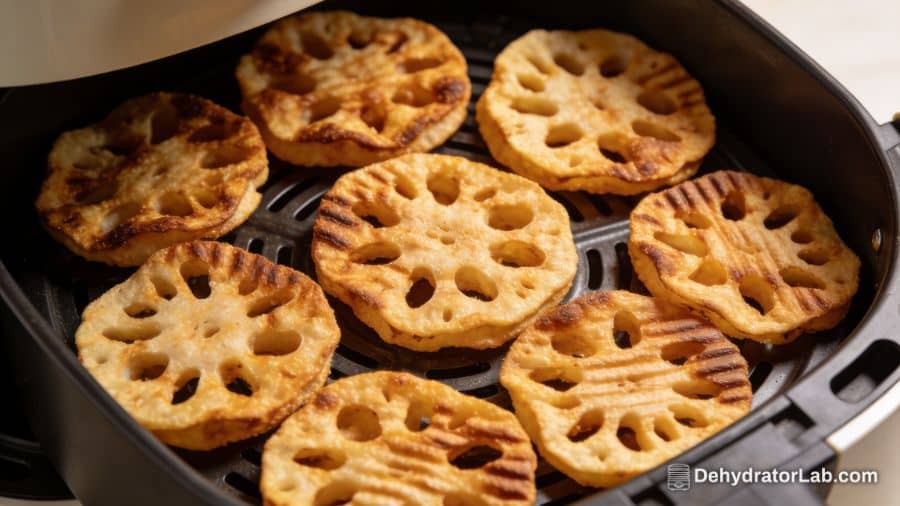 Air Fryer Lotus Root Chips