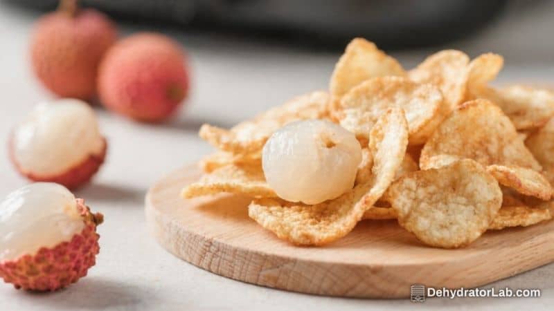 Air Fryer Lychee Chips