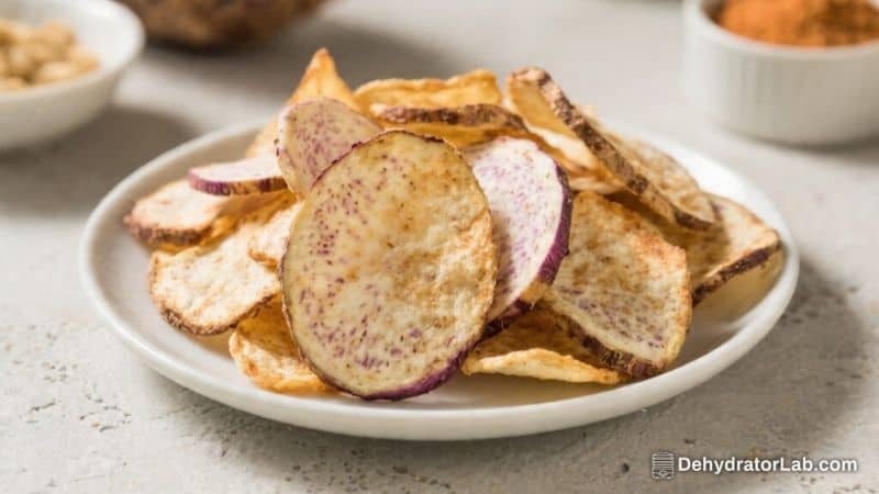 Air Fryer Taro Chips
