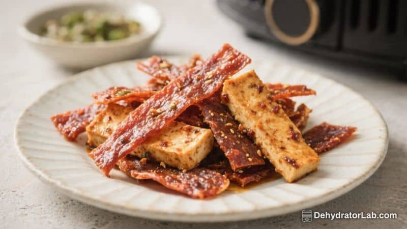 Air Fryer Tofu Jerky – A Chewy, Savory Snack You’ll Keep Making