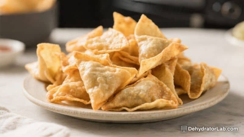 Air Fryer Wonton Chips