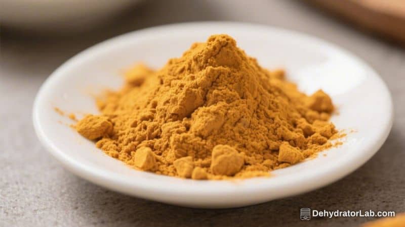 Dehydrated Turmeric Powder – Bright, Warm, and Easy Homemade Spice