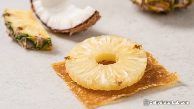Pineapple Coconut Fruit Leather – Tropical, Chewy, and Naturally Sweet