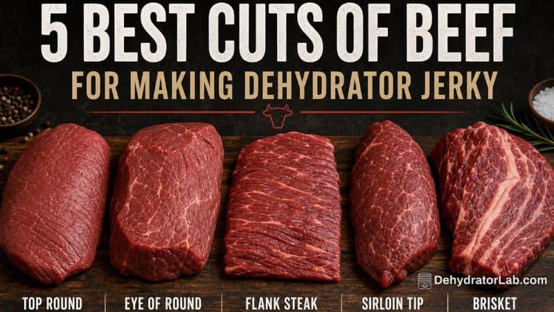 5 Best Cuts of Beef for Making Dehydrator Jerky