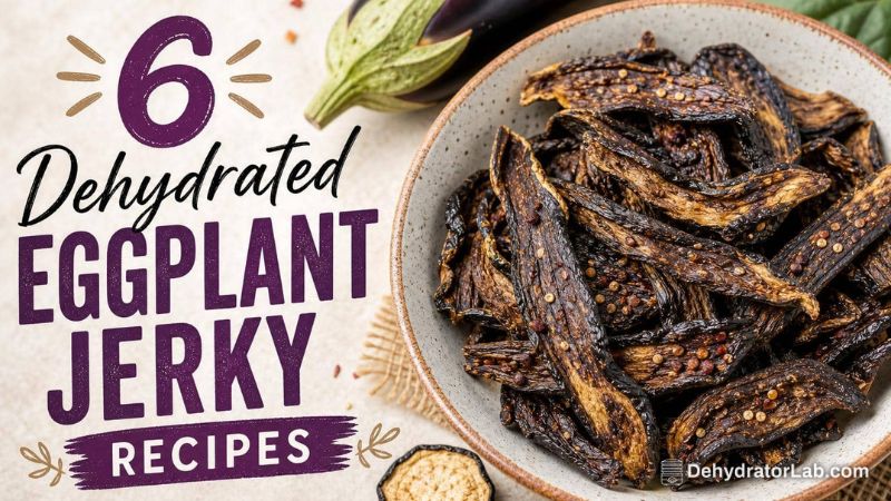 6 Dehydrated Eggplant Jerky and Other Veggie Jerky Ideas to Try: Bold Snacks