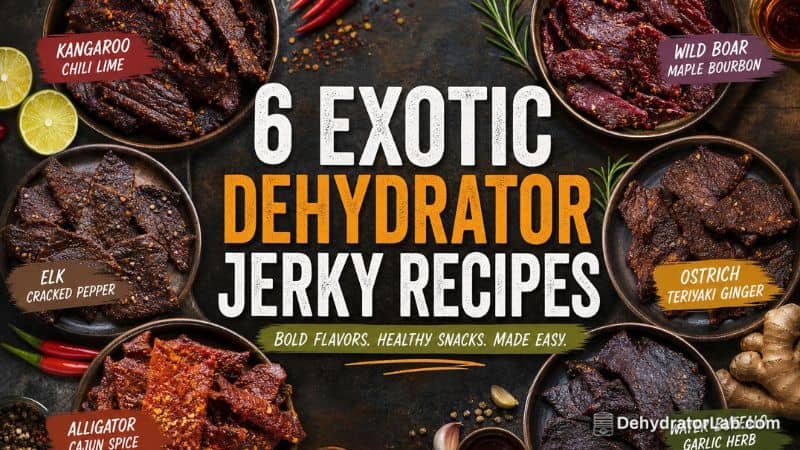 6 Exotic Dehydrator Jerky Recipes