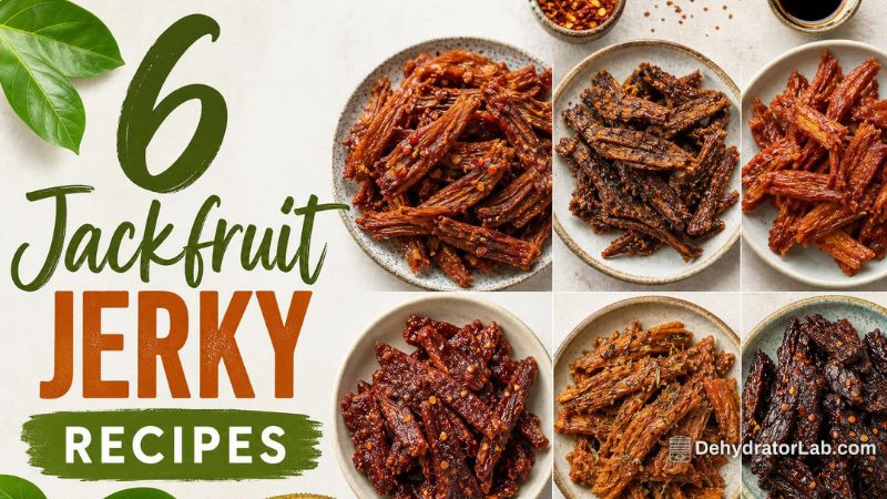 6 Jackfruit Jerky Recipes for Plant-Based Dehydrator Snacking: Bold & Chewy