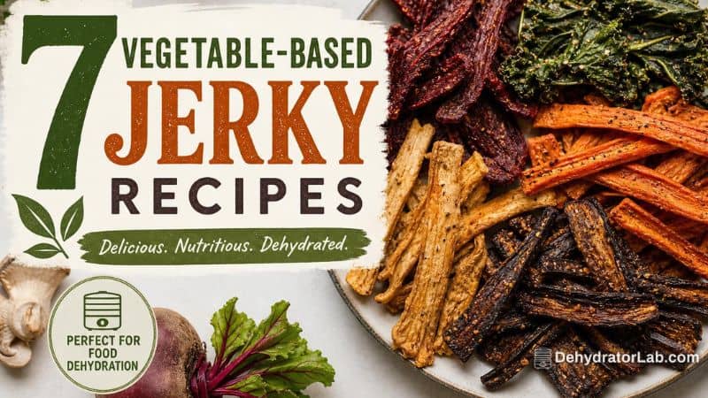 7 Vegetable-Based Jerky Recipes You Can Make in a Dehydrator: Crunchy Delights