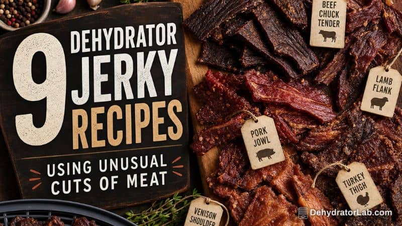9 Dehydrator Jerky Recipes Using Unusual Cuts of Meat