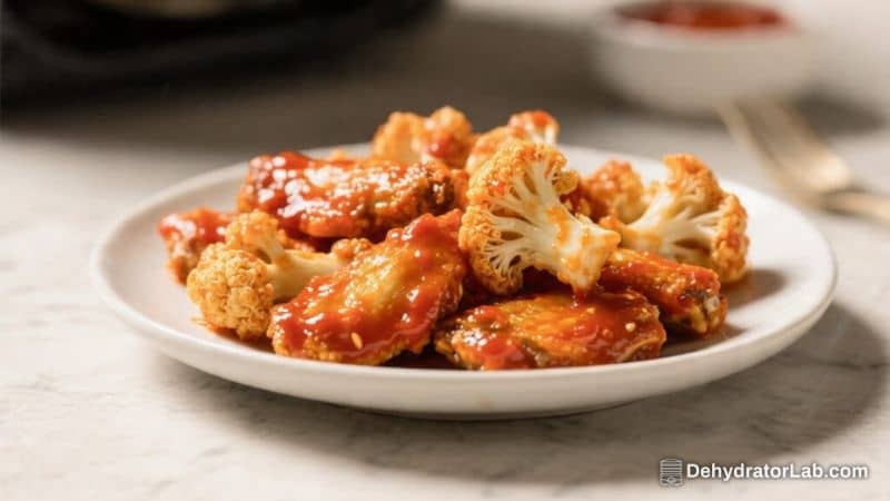 Air Fryer Buffalo Cauliflower Wings